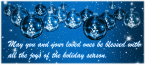 May you and your loved ones enjoy all the blessings of the holiday season.